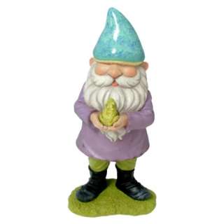 Garden Place Standing Gnome with Frog.Opens in a new window