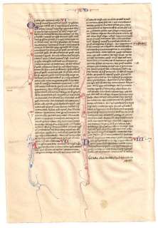   decorated bible leaf from bologna italy c1275 a very limited number of