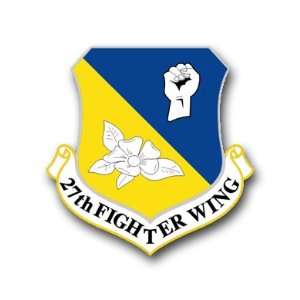  US Air Force 27th Fighter Wing Decal Sticker 3.8 