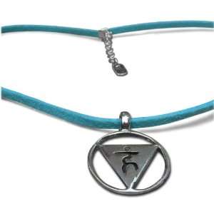    Ultra Suede Leather Necklace   Communication Throat Chakra Jewelry