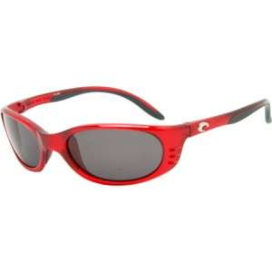 Costa Del Mar Stringer Polarized Sunglasses Red/Dark Gray NEW  