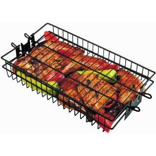   Manufacturing Company Non Stick Flat Spit Rotisserie Grill Basket
