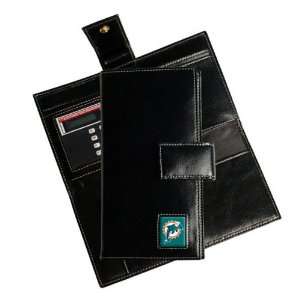  Miami Dolphins Leather Checkbook Cover