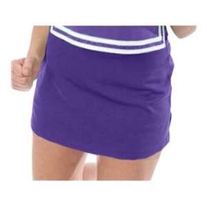  Cheer Fantastic Cheerleader A Line Skirt Side Slit PURPLE 