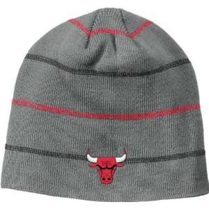  Chicago Bulls Grey Uncuffed Knit Hat