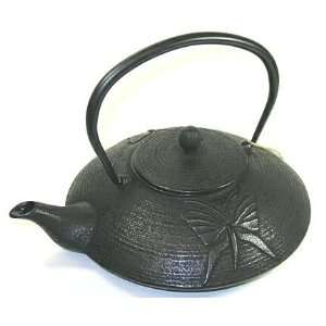 Butterfly Black Tetsubin Teapot ~ 20 oz. 