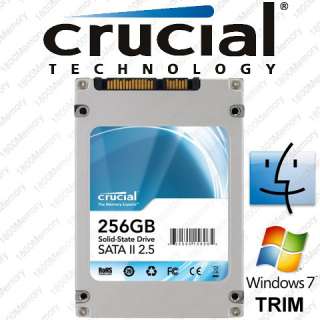 CRUCIAL 256GB CT256M225 SSD SATA II 2.5 TRIM Windows 7  