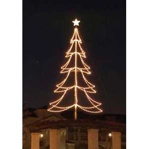   Sculptured Tree of Lights   Christmas Light Display