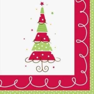  Holiday Chick Christmas Paper Luncheon Napkins 18 Per Pack 