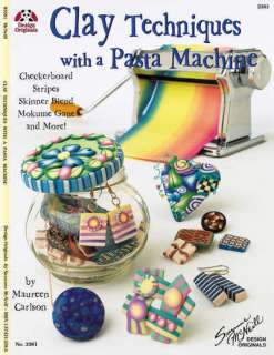 CLAY TECHNIQUES w/ PASTA MACHINE Polymer/Fimo Idea Book  