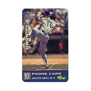   Card 15m 7 Eleven Major League Baseball Hideo Nomo / Dodgers (#3/12
