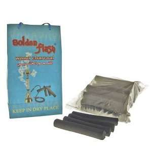   Golden Flash Wood Charcoal For Hookah Coal (1 KG BAG) 