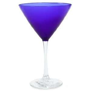  Libbey Vina Cobalt Martini Glass