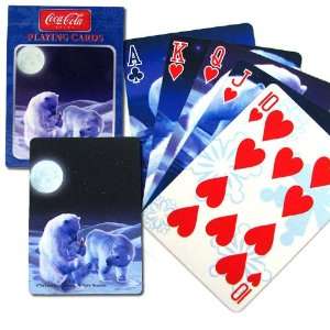 Coca Cola Winter Polar Bear Playing Cards   One Deck