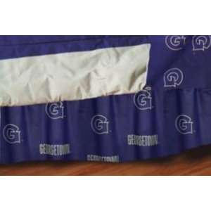  College Covers GTWDRQU Georgetown Printed Dust Ruffle 