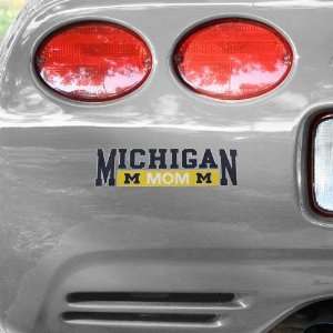 NCAA Michigan Wolverines Mom Car Decal