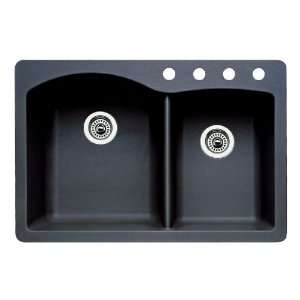  Double Basin Composite Granite Kitchen Sink 440215 4