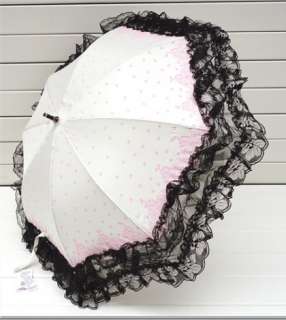 Colorful High quality stretch handle lace umbrella UV  