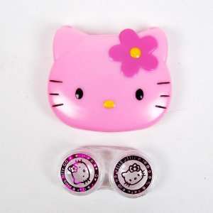   Hello Kitty Head Shaped Contact Lens Case Set