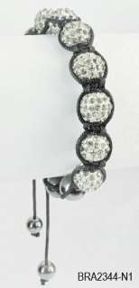 10mm Shamballa Bracelet Disco Ball Adjustable Bracelet 14 Colors+ Gift 