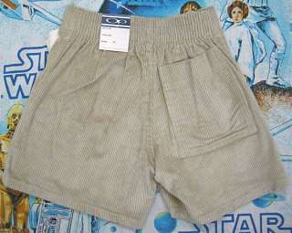 DEADSTOCK vintage Op OCEAN PACIFIC CORD SHORTS Tan 26 surf 90s  