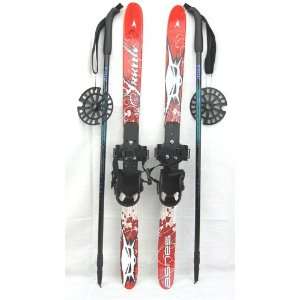  Whitewoods Nordic Cross Country Skis for Kids 90cm Red 