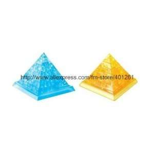   puzzle 3d crystal puzzle 3d crystal pauzzle pyramid 3d Toys & Games