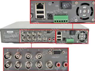 8CH H.264 Digital Video Audio Standalone DVR Recorder  
