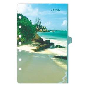  Day Timer Coastlines 2 Page Per Month Calendar Refill 