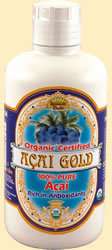 DYNAMIC HEALTH Acai Gold 100% Pure Organic Juice 32 OZ  