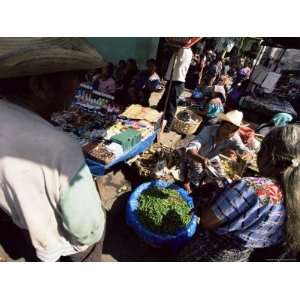 Market Day, Santiago De Atitlan, Guatemala, Central America Premium 