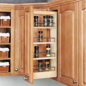   Shelf 448 WC 5C Wall Pull Out Organizer   Wood   Maple