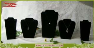 Jewelry display necklace display easel kit of 5 easels  