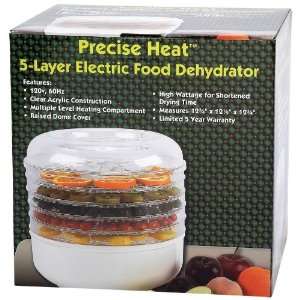    Precise HeatTM 5 Layer Electric Food Dehydrator Electronics