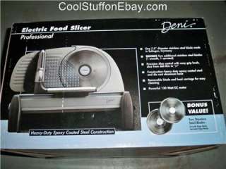 DENI PROFESSIONAL ELECTRIC FOOD SLICER / COLD CUT MACHINE MODEL 14302 