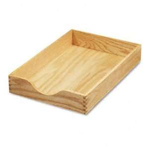   Advantus o   Hardwood Legal Stackable Desk Tray, Oak
