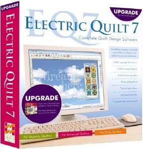 Electric Quilt 7 Upgrade EQ7 Quilt Design Software NEW 657920114333 