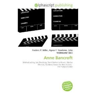 Anne Bancroft [Paperback]