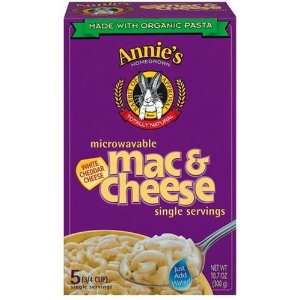 Annies Homegrown White Cheddar Microwavable Mac & Cheese   2 pk 