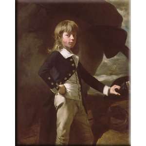 Midshipman Augustus Brine 24x30 Streched Canvas Art by Copley, John 