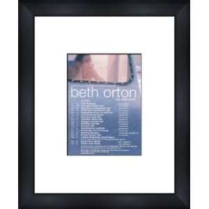 BETH ORTON UK Tour 2002   Custom Framed Original Ad   Framed Music 
