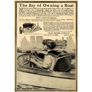  Boat Model D William Foster Marine   Original Print Ad