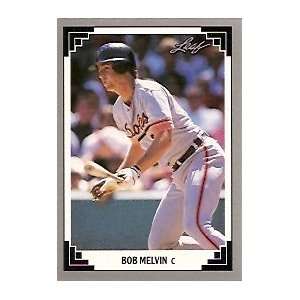  1991 Leaf #240 Bob Melvin