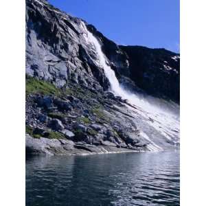  Waterfall Near Ilulissat, Formerly Jacobshavn, West Coast 