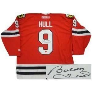 Bobby Hull Chicago Blackhawks NHL Hand Signed Authentic Reebok Red 