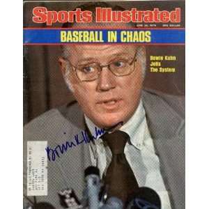 Bowie Kuhn Autographed Sports Illustrated Magazine (Major 