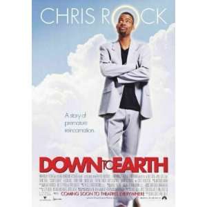    DOWN TO EARTH movie premiere card, Chris Rock 