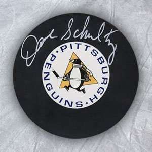 Dave Schultz Pittsburgh Penguins Autographed/Hand Signed Hockey Puck 