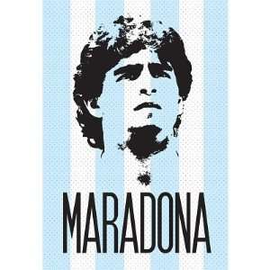 Diego Maradona (Argentina Football) Sports Poster Print