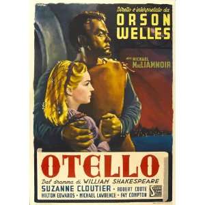  Othello (1952) 27 x 40 Movie Poster Italian Style C